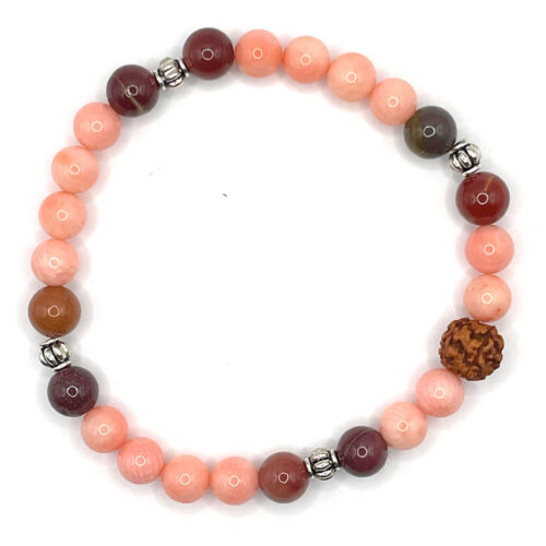 Mala bracelet saumon-corail