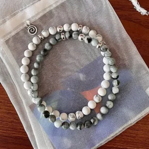 Armband Howlith & Adlerauge