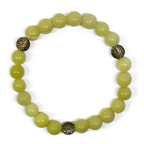 Mala bracelet agate jaune pierre précieuse