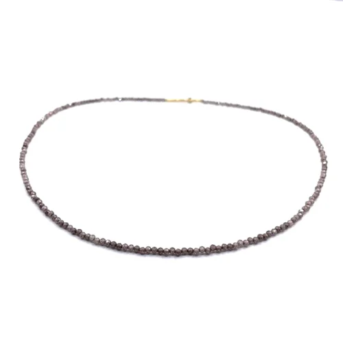 Collier en zircon avec fermeture à goupille