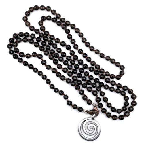 Brillenkette, Halskette, Armband, Brillenkette Rauchquarz