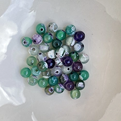 Feuerachat Purple Green