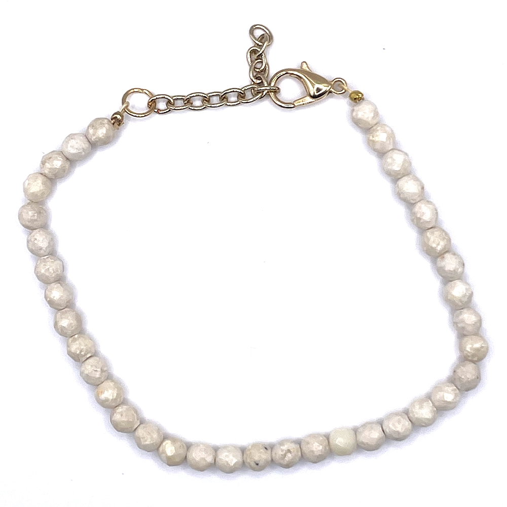 Bracelet river quartz (Riverstone)