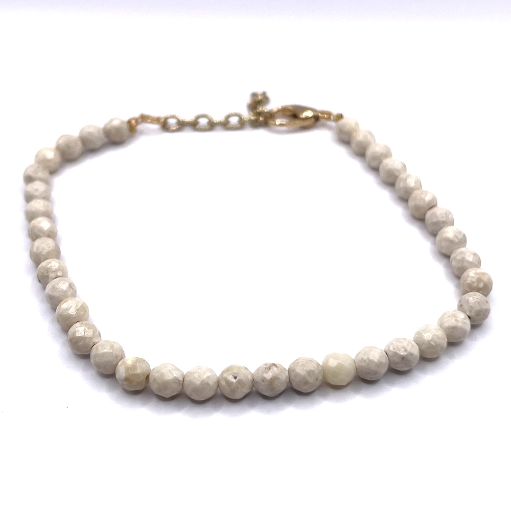 Bracelet river quartz (Riverstone)