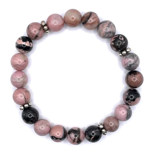 Armband Rhodonit, 8mm