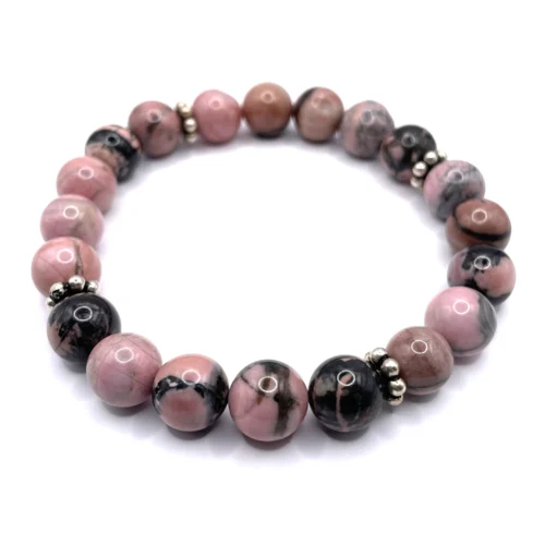 Armband Rhodonit, 8mm