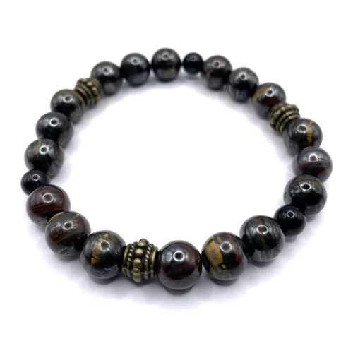Armband rotes Tigerauge, 8mm