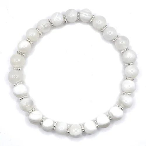 Armband weisser Achat