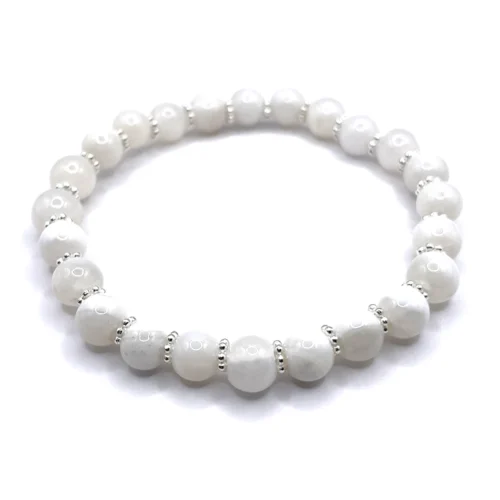Armband weisser Achat